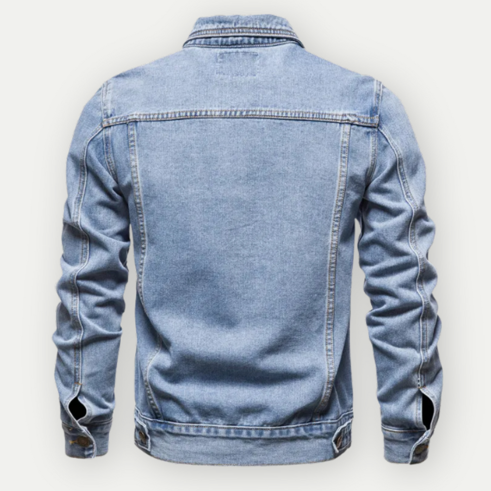 Mario | Klassische Denim-Jacke aus Jeansstoff für Männer