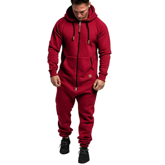 Roman | Männer Jumpsuit mit Kapuze